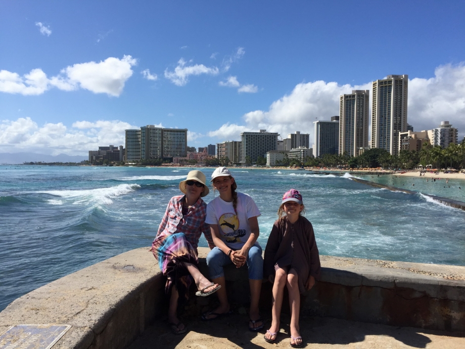 Waikiki beach.