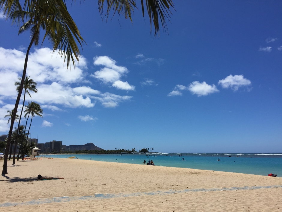 Ala Moana Park рядом с Waikiki