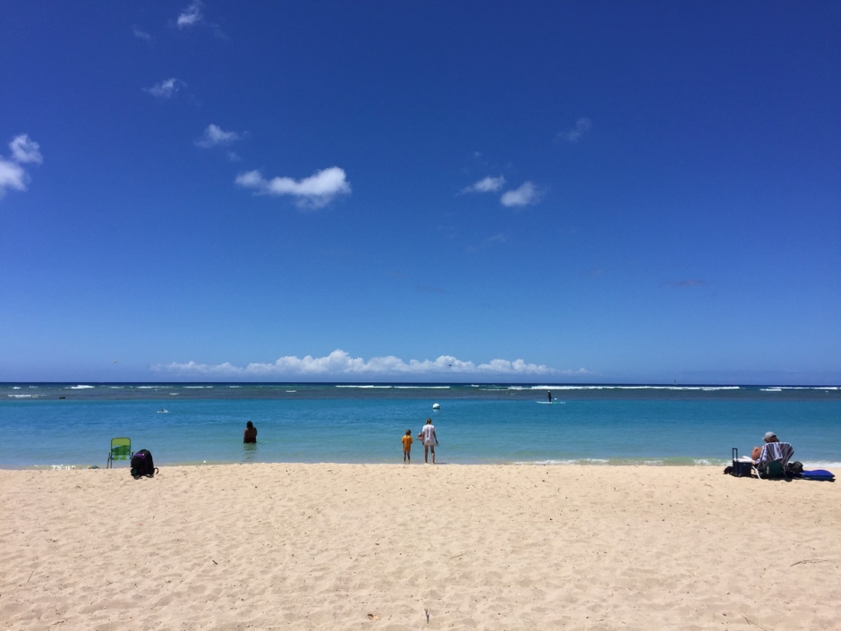 Ala Moana beach рядом с Waikiki