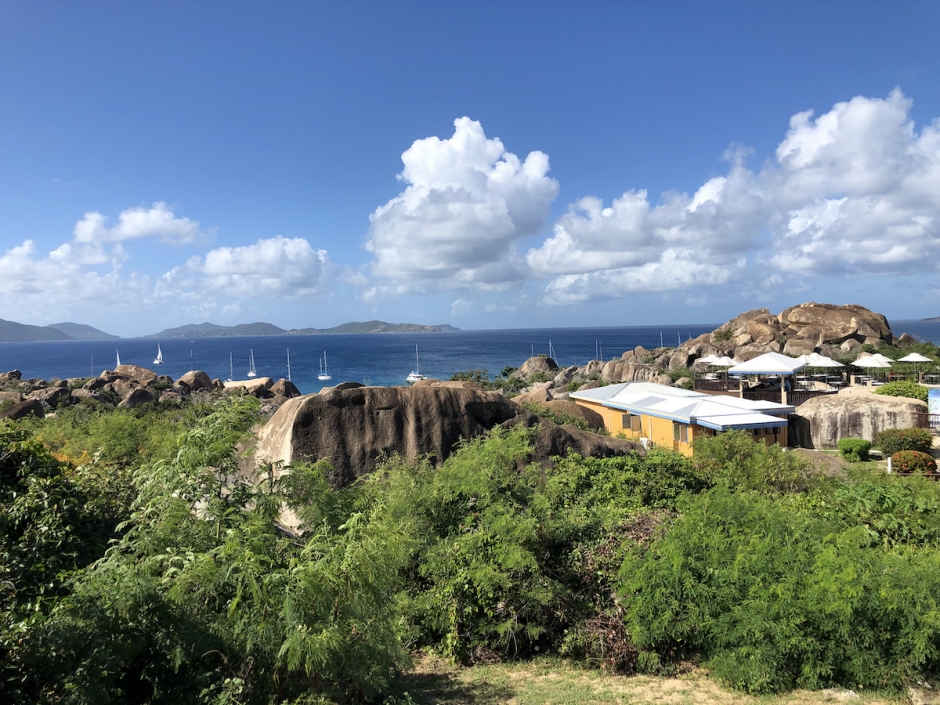 Virgin Gorda, The Baths, вид сверху