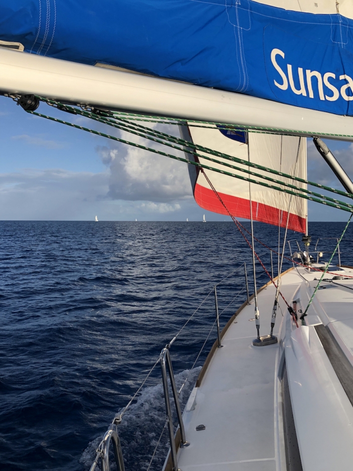Переход Virgin Gorda - Anegada, парусники