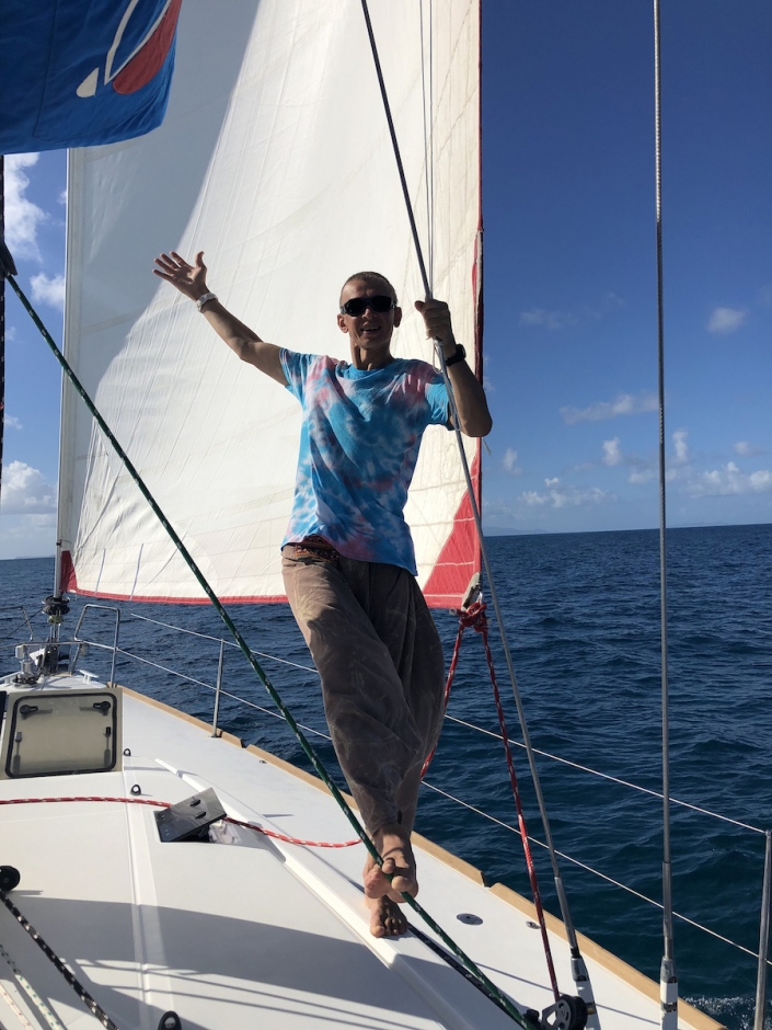 Переход Anegada - Marina Cay, помощник капитана