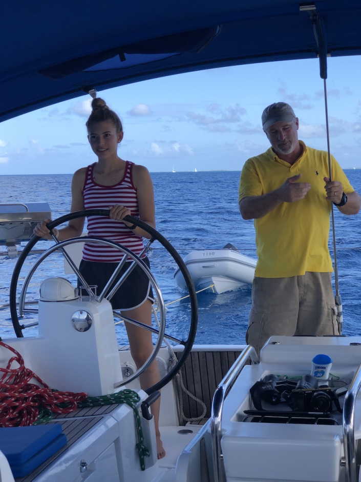 Переход Anegada - Marina Cay, инструкции юнге