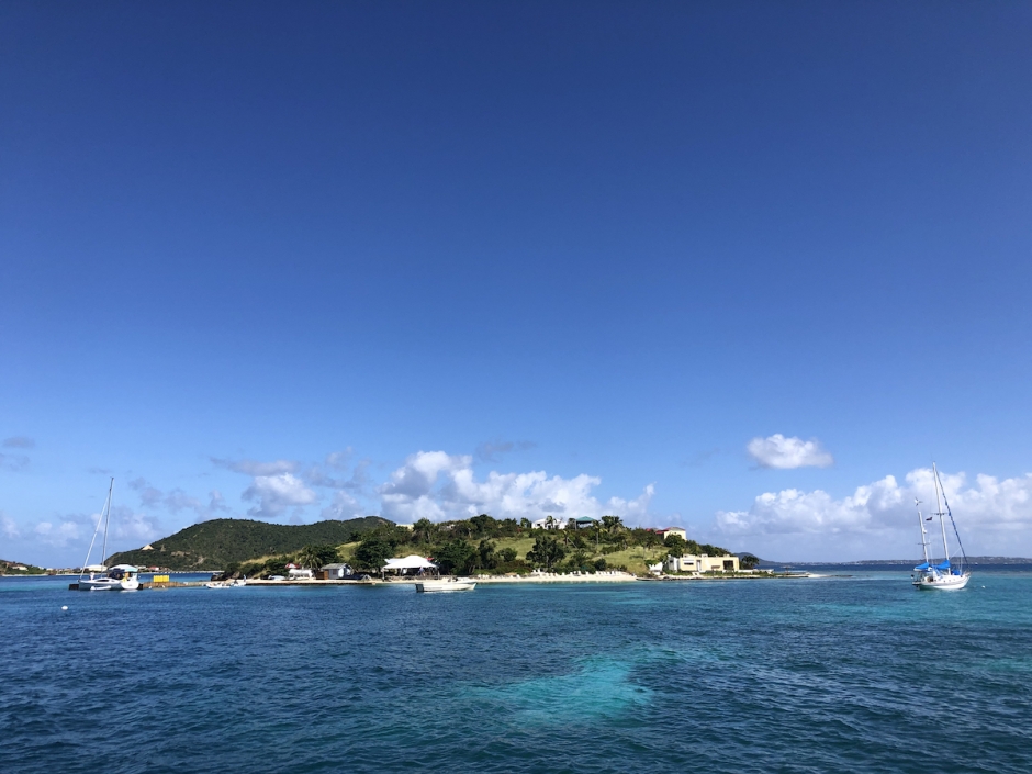 Marina Cay, вид на остров