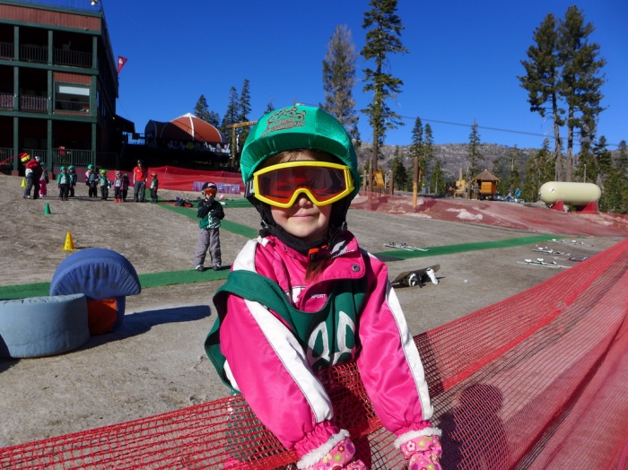 Sierra at Tahoe. Маша в лыжной школе.