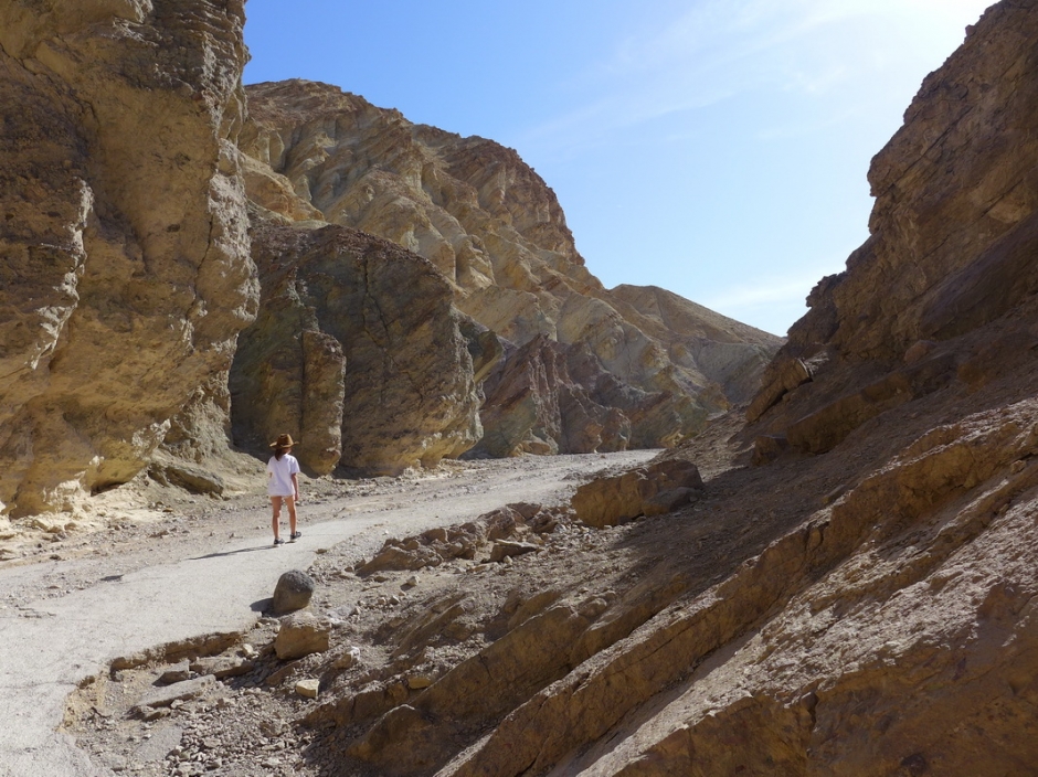 Долина смерти. Золотой каньон (Golden Canyon)
